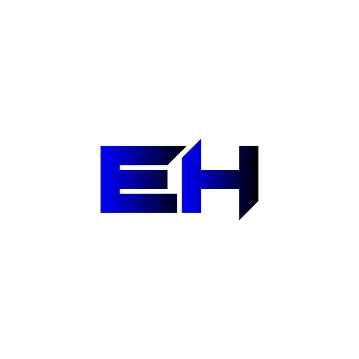 Vector eh diseño de logotipo
