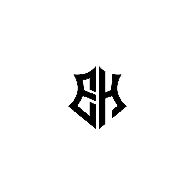 EH monograma logotipo diseño carta texto nombre símbolo monocromo logotipo alfabeto carácter simple logotipo