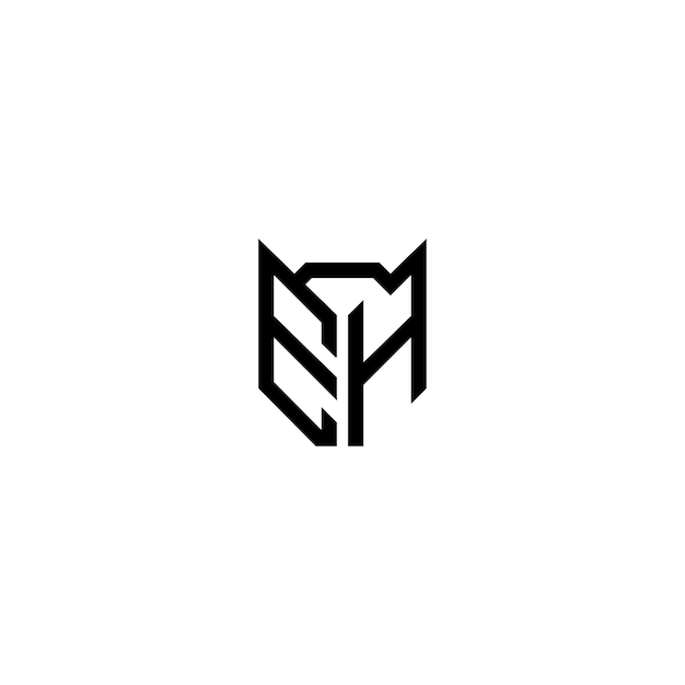 EH monograma logotipo diseño carta texto nombre símbolo monocromo logotipo alfabeto carácter simple logotipo
