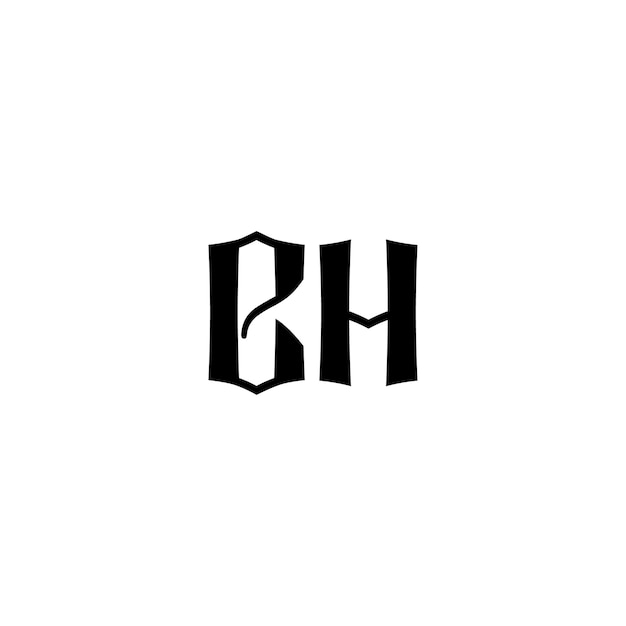EH monograma logotipo diseño carta texto nombre símbolo monocromo logotipo alfabeto carácter simple logotipo
