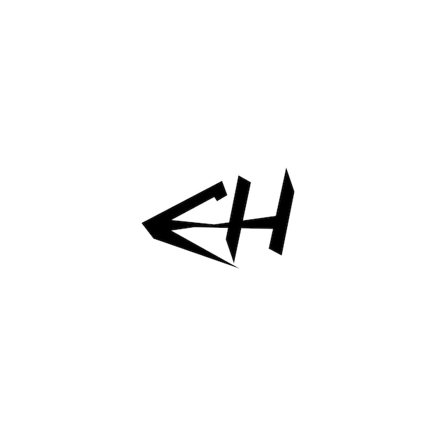 EH monograma logotipo diseño carta texto nombre símbolo monocromo logotipo alfabeto carácter simple logotipo