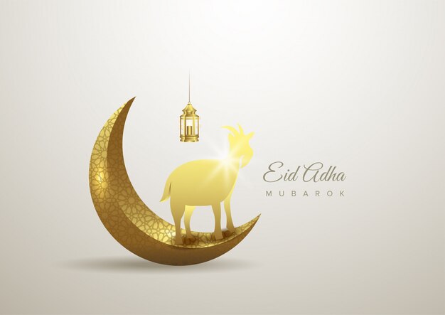 Eid al adha mubarak, la celebración del fondo del festival de la comunidad musulmana