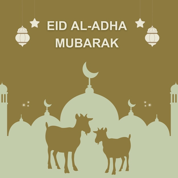 Eid Al Adha Mubarak El trasfondo