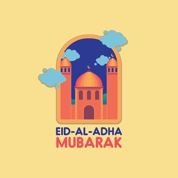 Vector eid al adha mubarak