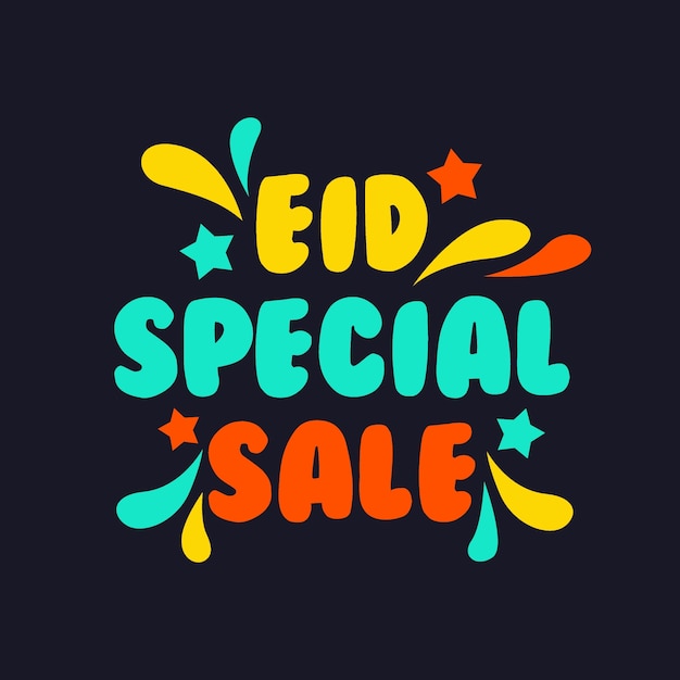 Eid ilustración de venta especial