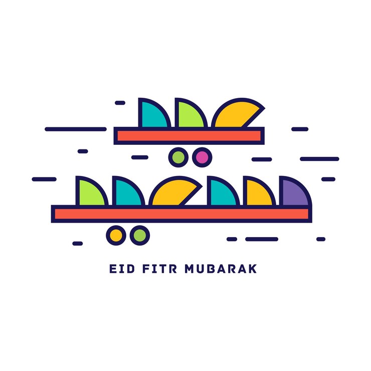 Eid Mubarak Feliz Eid Caligrafía árabe Tarjeta de saludos islámica Eid al Adha Eid al Fitr Tipografía