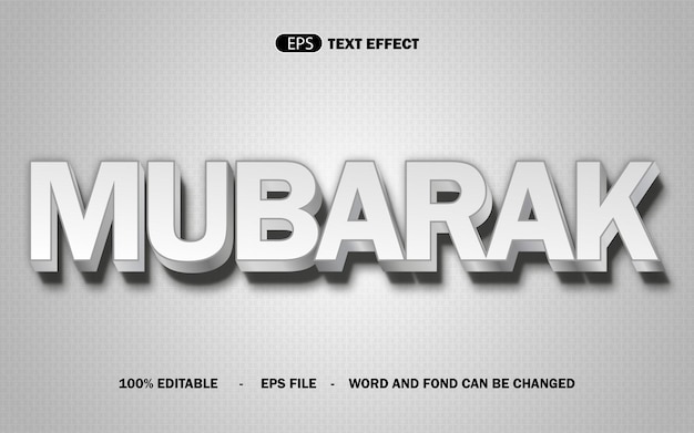 EID MUBARAK TEXT EFFECT EPS FILE EDITABLE (Edición de archivos de EPS) El texto de EID MUBIRAK es el siguiente: