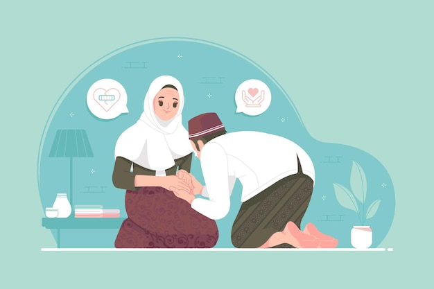 Eid mubarak tradición perdonadora