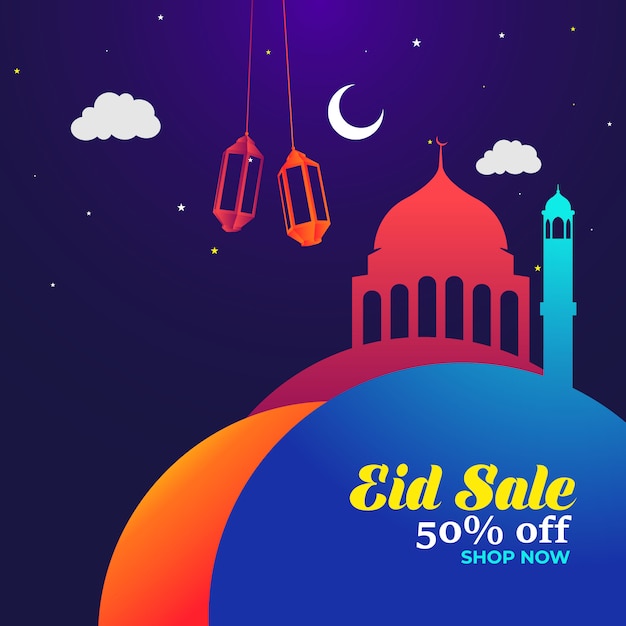 Eid Oferta Especial de Venta Web Banner