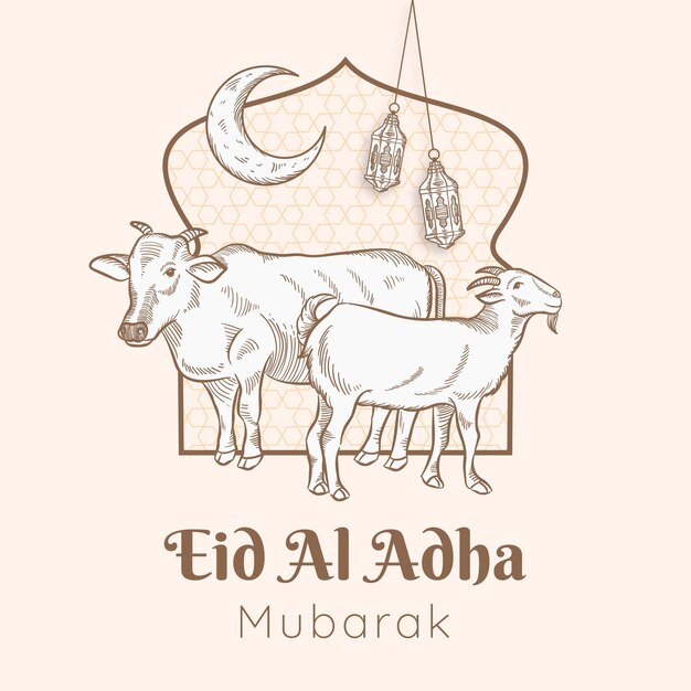 Eid ul adha mubarak póster