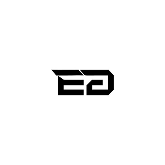EJ monograma logotipo diseño carta texto nombre símbolo monocromo logotipo alfabeto carácter simple logotipo