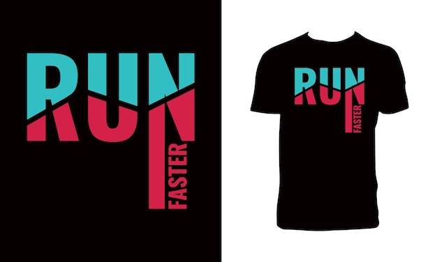 Ejecución más rápida de diseño de camisetas tipográficas