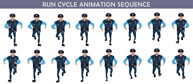 Ejecutar la secuencia de animación del ciclo