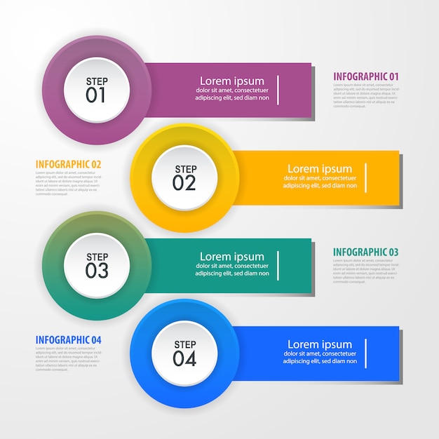 Ejemplo de la plantilla del diseño de infographics del negocio