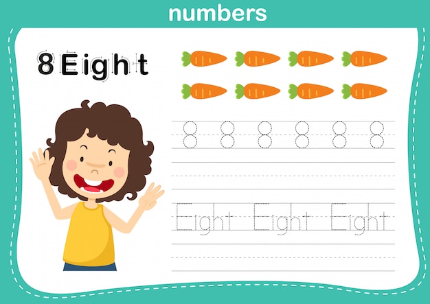 Ejercicio de conexión de números y números imprimibles para niños en edad preescolar y de kindergarten,