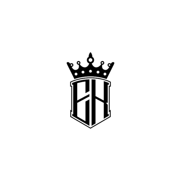 EK monograma logotipo diseño carta texto nombre símbolo monocromo logotipo alfabeto carácter simple logotipo
