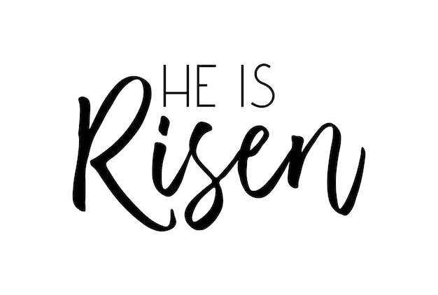 Él es Resurrección Pascua Arte tarjeta de resurrección