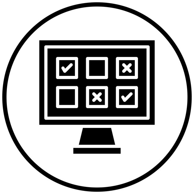 Elección de diseño vectorial Estilo del icono