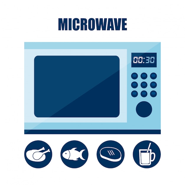 Vector electrodomésticos de cocina