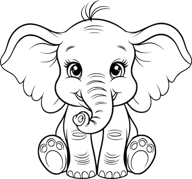 Elefante bebé Svg