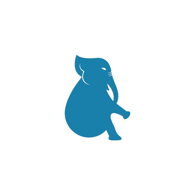 Elefante logo vector icono ilustración diseño