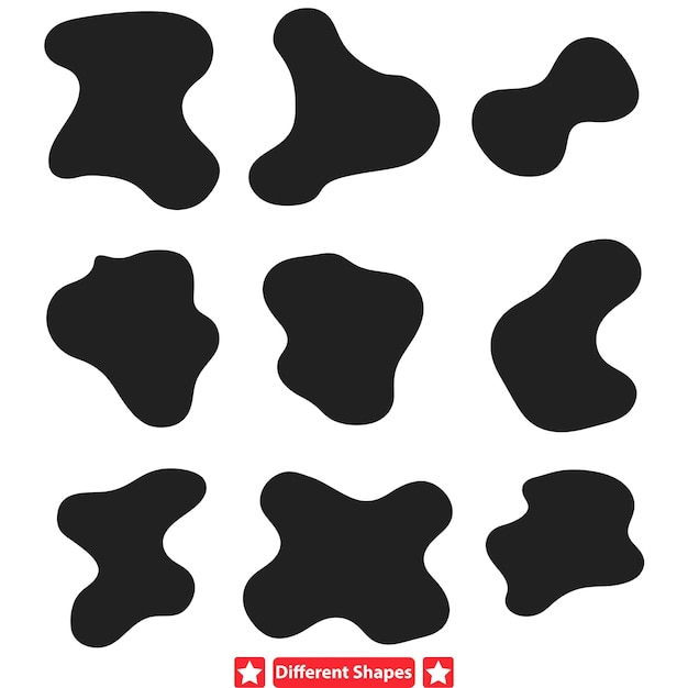 Elegancia contemporánea Diseños elegantes de siluetas de globos para profesionales