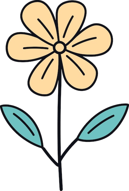 Elegancia floral ilustrada susurros de ramos vectorizados
