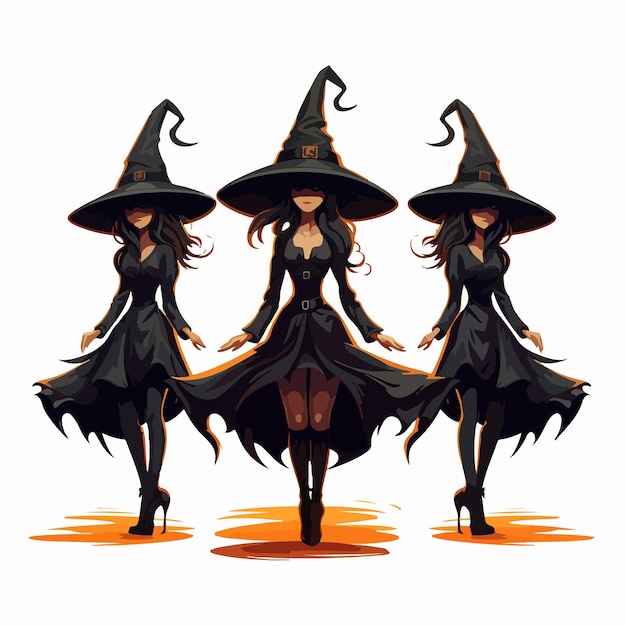 Elegancia y misterio en Halloween Witch AI Generation