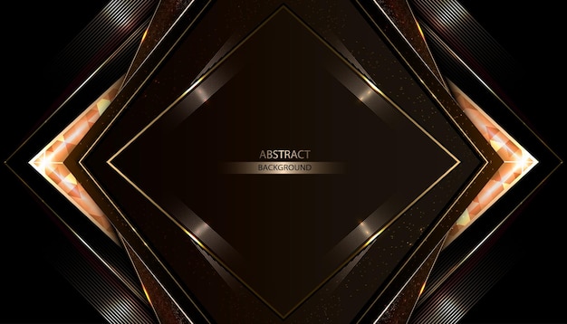 Elegant Geometric Gold Abstract Background
