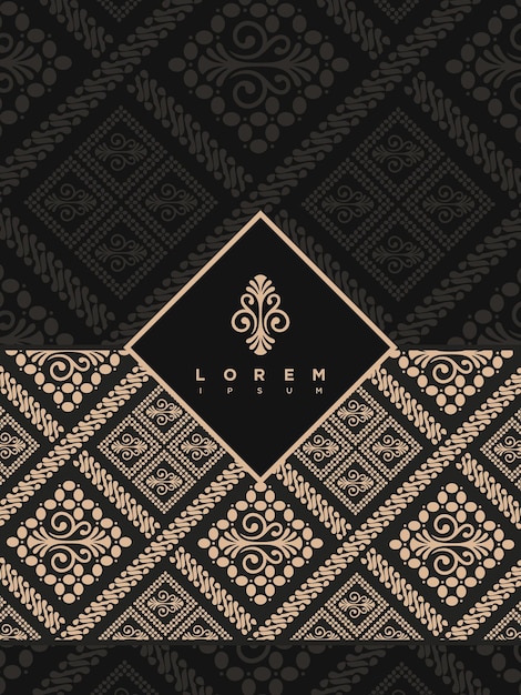 Elegant Ornate Geometric Design for Luxury Stationery