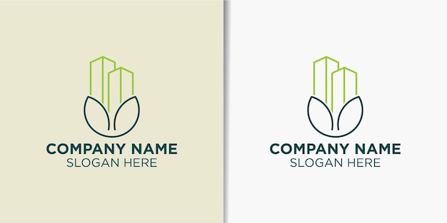 elegante árbol logo diseño vector naturaleza logo plantilla