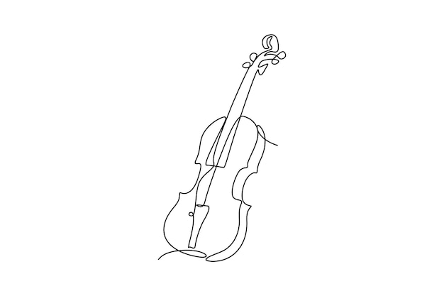 El elegante arte de la línea de violín
