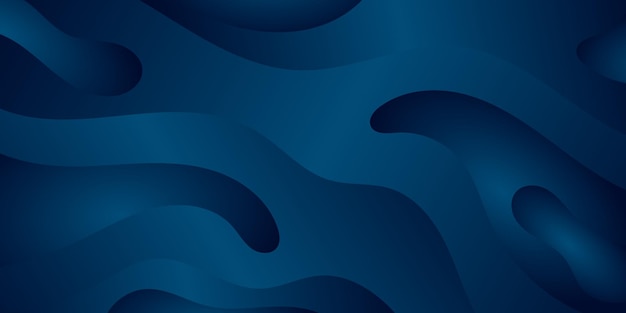 elegante azul oscuro moderno fondo de patrón líquido en 3D