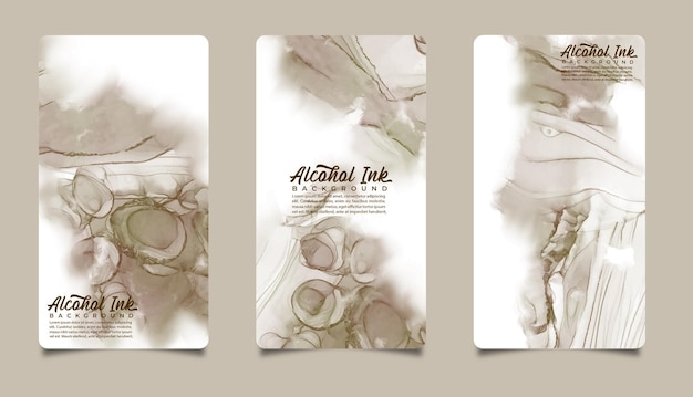 Elegante banner fondo fluido acuarela alcohol tinta