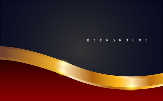elegante brillante rojo negro dorado lujo telón de fondo web zpresentation diseño de fondo