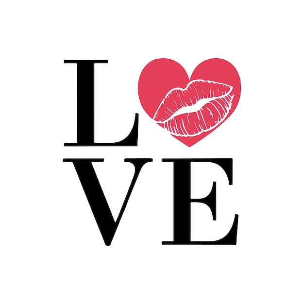 elegante caligrafía de pincel texto de amor en blanco perfecto para bodas y proyectos de San Valentín