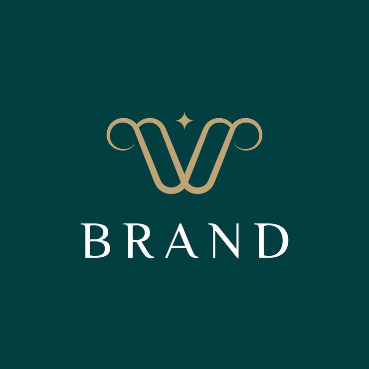 Vector elegante carta inicial w logo vector