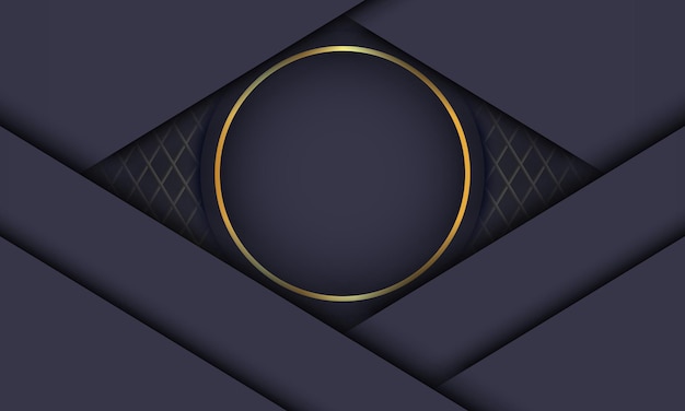 Elegante círculo dorado lujo fondo copia espacio iluminación chispa puntos brillantes vector de partículas