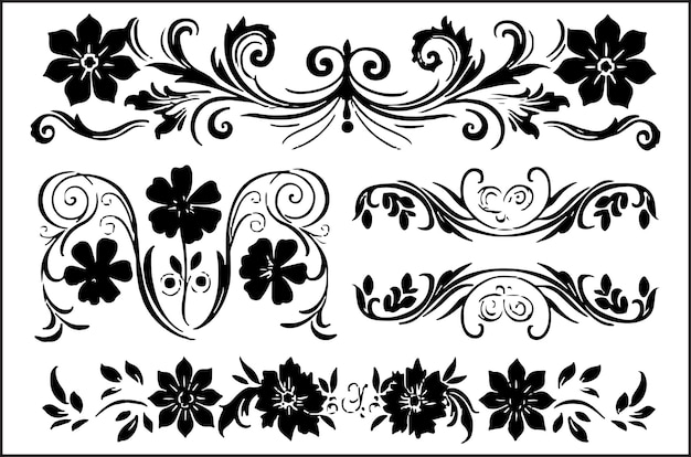 Elegante decoración floral con hermosos elementos en blanco