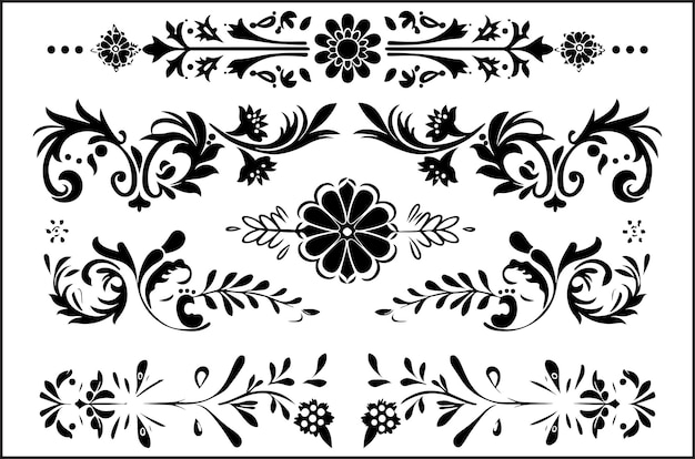 Elegante decoración floral con hermosos elementos en blanco