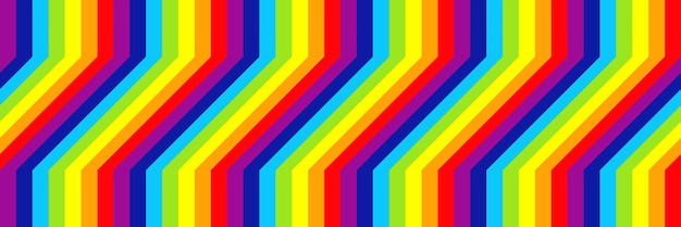 elegante diseño de arco iris horizontal para el patrón y el fondo