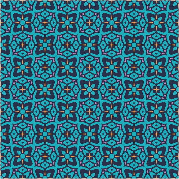 Elegante diseño colorido de patrones sin fisuras
