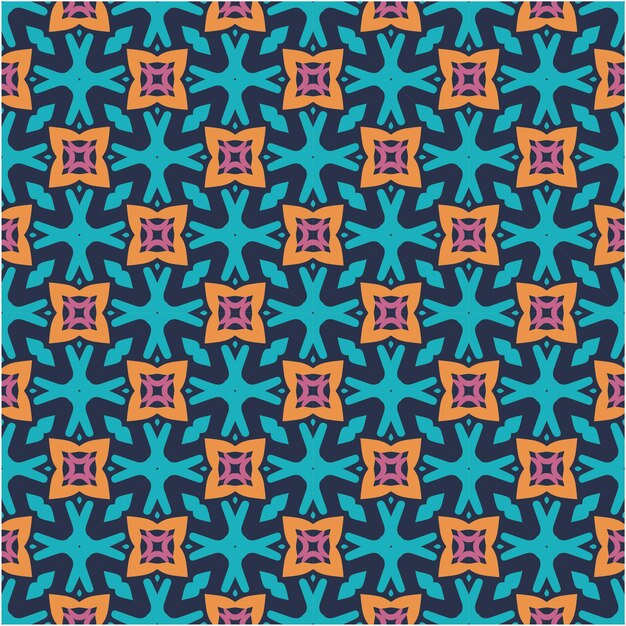Elegante diseño colorido de patrones sin fisuras
