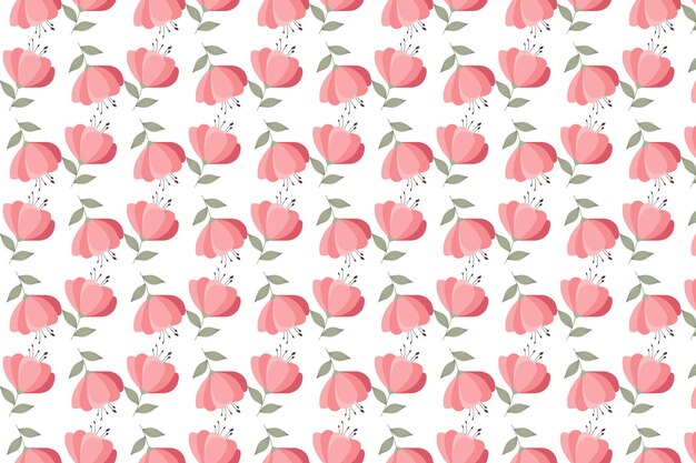 elegante diseño floral sin costuras en hermosos tonos de color