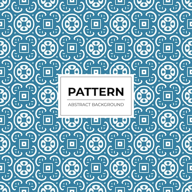 Elegante diseño de fondo de patrón geométrico abstracto azul y blanco para papel tapiz textil y tela