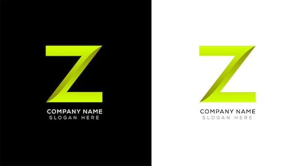 Elegante diseño de logotipo abstracto letra z