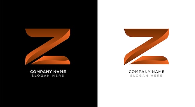 Elegante diseño de logotipo abstracto letra z
