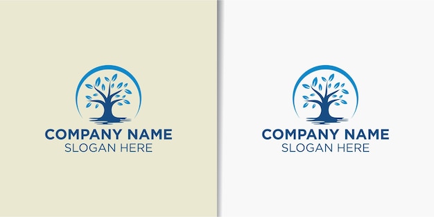 elegante diseño de logotipo de bonsái plantilla de diseño de logotipo de naturaleza vectorial