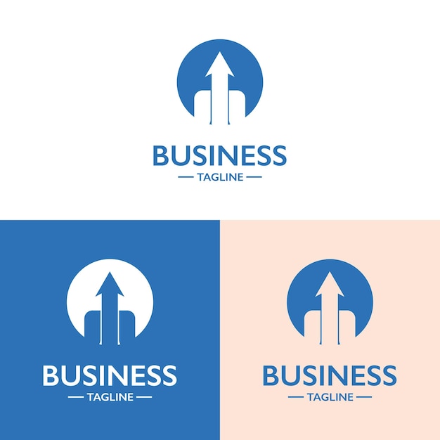 Elegante diseño de logotipo de flecha minimalista para negocios