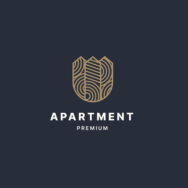 Elegante diseño de logotipo para el hogar inmobiliario